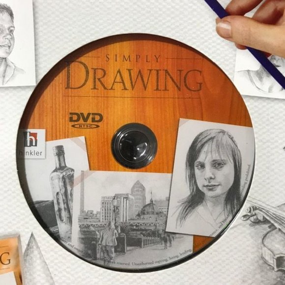 NWOT Simply Drawing Book DVD Class & Graphite Drawing Pencils Set - Picture 2 of 15